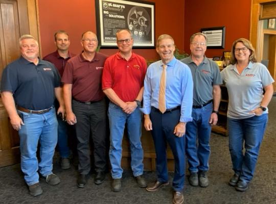 Jim Jordan and St. Marys staff