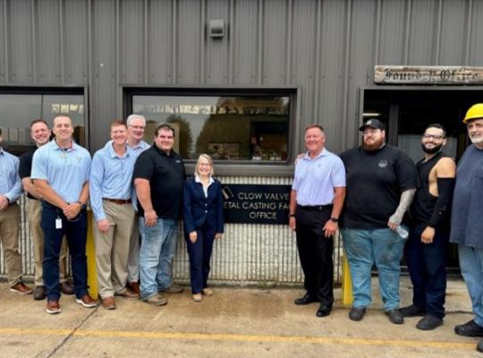Photo of Rep. Miller-Meeks at foundry